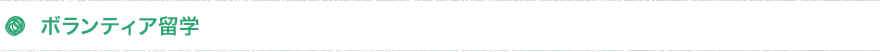 ボランティア留学